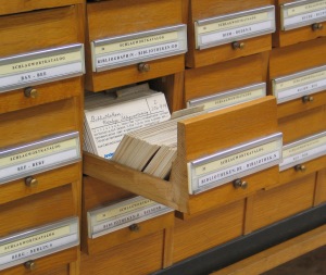 Will bookshelves soon go the way of the card catalog?
